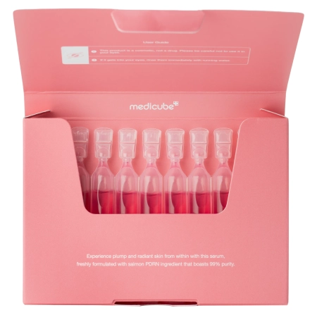 Medicube - PDRN Pink One Day Serum - Jednodňové hydratačné sérum s kolagénom a PDRN - 10ksx1,5ml