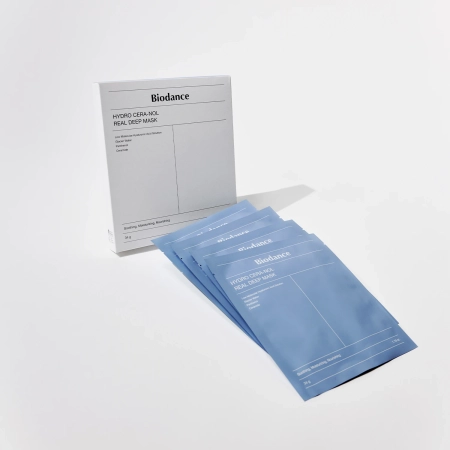 Biodance - Hydro Cera-nol Real Deep Mask - Hydratačná kolagénová plátienková maska - 4 ks x 34 g