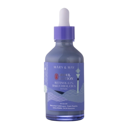 Mary&May - Retinol 0,1% Bakuchiol Cica Serum - Spevňujúce sérum na tvár s retinolom - 80 ml