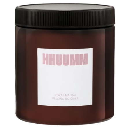 HHUUMM - Cukrový telový peelling - Ruža a malina - 250ml
