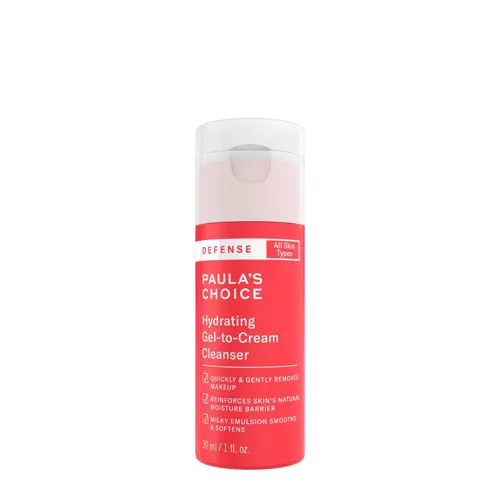 Paula's Choice - Defense - Hydrating Gél-To-Cream Cleanser - Krémový čistiaci gél - 30 ml