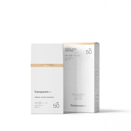 Transparent Lab - Mineral Tinted Sunscreen Light - Ľahký minerálny krém s filtrom SPF50 - 100ml