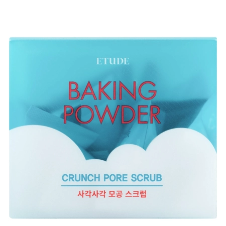 Etude House - Baking Powder Crunch Pore Scrub - Jemnozrnný exfoliačný prášok na čistenie pórov (vrecúška) - 7gx24ks