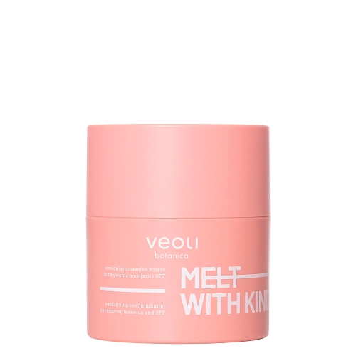 Veoli Botanica - Melt With Kindness - Emulgujúce upokojujúce odličovacie maslo pre citlivú a cievnatu pleť - 40g