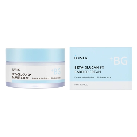 iUnik - Beta Glucan 3X Barrier Cream - Hydratačný krém na tvár - 50ml