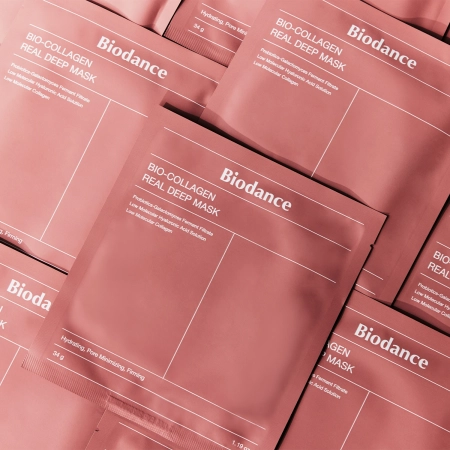 Biodance - Bio-Collagen Real Deep Mask - Spevňujúca kolagénová plátienková maska na tvár - 1ks/34g