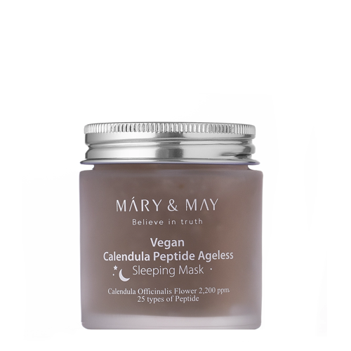 Mary&May - Calendula Peptide Ageless Sleeping Mask - Upokojujúco-spevňujúca nočná maska - 110g