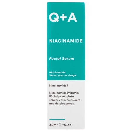 Q+A - Niacinamide Facial Serum - Vyrovnávajúce pleťové sérum s niacínamidom - 30 ml