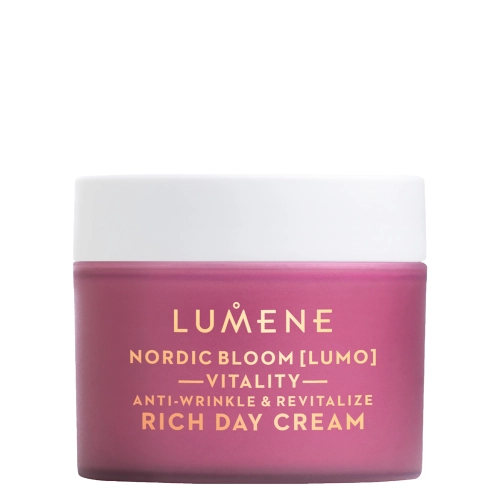 Lumene - Nordic Bloom Lumo Vitality Anti-Wrinkle & Revitalize Rich Day Cream - Revitalizačný krém proti vráskam s bohatou konzistenciou - 50ml