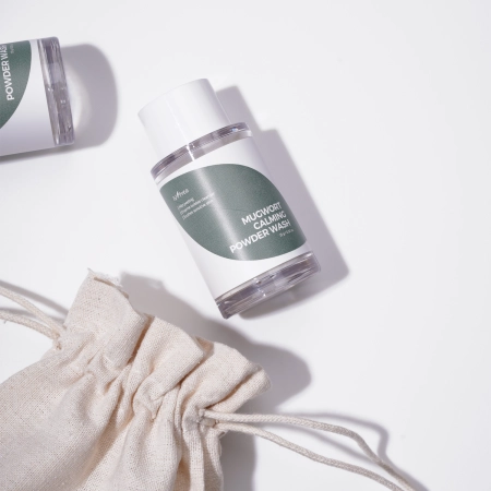 Isntree - Spot Saver - Mugwort Calming Powder Wash - Púder na čistenie pleti - 15g