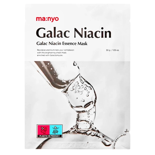 Ma:nyo - Galac Niacin Essence Mask - Rozjasňujúca plátienková maska - 1ks/30g