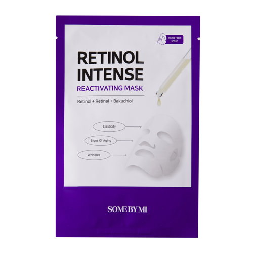 Some By Mi - Retinol Intense Reactivating Mask - Plátienková maska proti vráskam - 22 g
