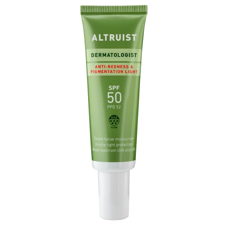 Altruist - Anti-Redness & Pigmentation SPF50 Light - Vodeodolný krém SPF 50 na redukciu začervenania a sfarbenia - 30ml