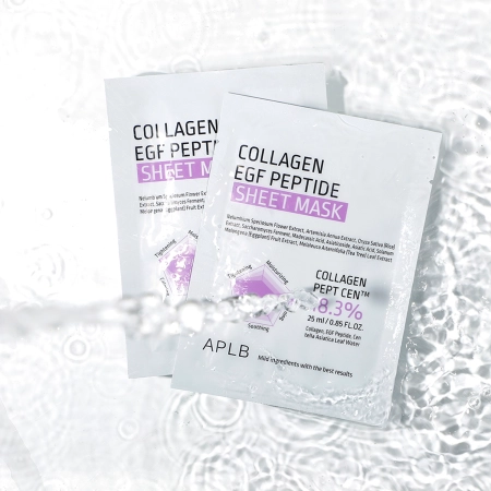 APLB - Collagen EGF Peptide Sheet Mask - Hydratačno - spevňujúca plátienková maska na tvár - 1ks/25ml
