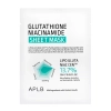APLB - Glutathione Niacinamide Sheet Mask Set - Sada rozjasňujúcich plátienkových masiek na tvár - 10 x 25ml