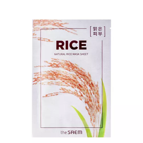 The SAEM - Natural Rice Mask Sheet - Ryžová plátienková maska - 21 ml