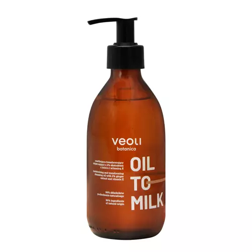 Veoli Botanica - Oil To Milk - Hydratačný čistiaci olej na telo - 290 ml