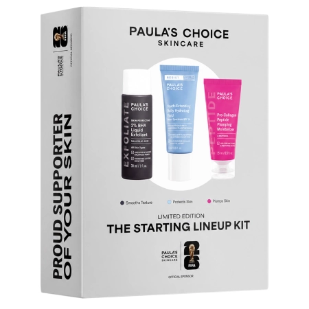 Paula's Choice - The FIFA Kit - Sada produktov - Peptidový pleťový krém 15ml + Exfolačný prípravok 30ml + Hydratačná emulzia 15ml