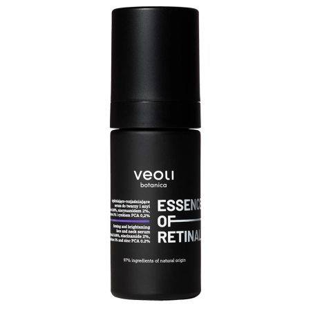 Veoli Botanica - Essence of Retinal - Spevňujúco - rozjasňujúce sérum na tvár a krk s retinalom 0,06% - 30ml