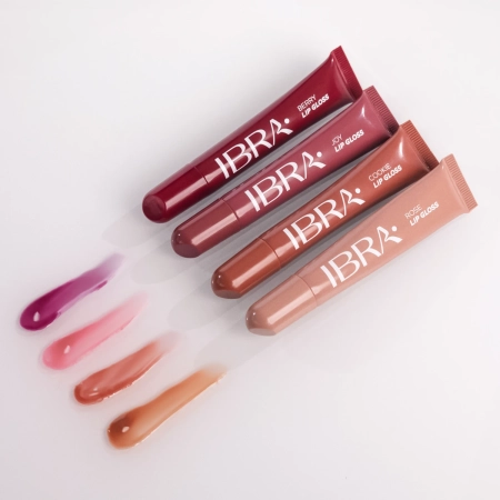 Ibra Makeup - Odżywczy Błyszczyk Do Ust - Rose Lip Gloss - 10ml