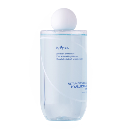 Isntree - Ultra - Low Molecular Hyaluronic Acid Toner - Pleťové tonikum s kyselinou hyalurónovou - 300 ml