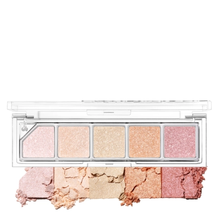 Unleashia - Mood Shower Face Palette - NO.100 Ballerina - Paletka očných tieňov - 4g