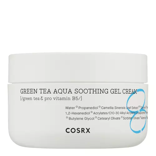 COSRX - Hydrium Green Tea Aqua Soothing Gel Cream - Upokojujúci krém s extraktom zo zeleného čaju - 50ml