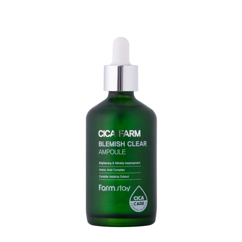Farmstay - Cica Farm Blemish Clear Ampoule - Hydratačné a upokojujúce sérum na tvár - 100 ml