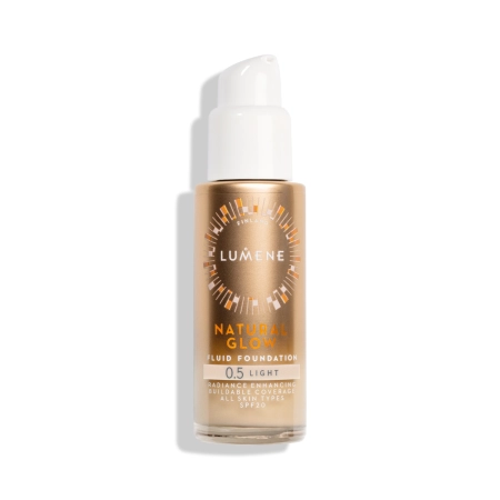 Lumene - Natural Glow Fluid Foundation SPF20 - Rozjasňujúci make-up - 0,5 Light - 30ml