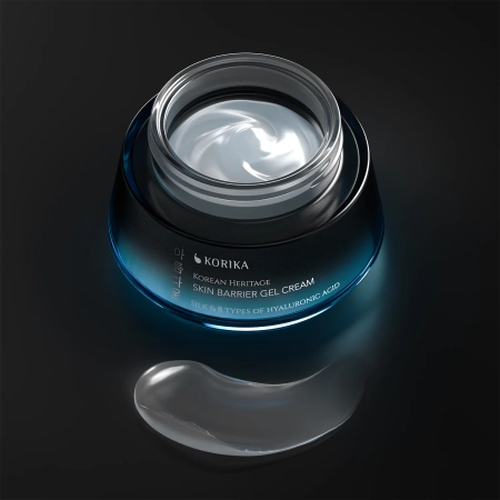 KORIKA - Korean Heritage Silk & 8 Types of Hyaluronic Acid Skin Barrier Gel Cream - Hydratačný krém-gél na tvár - 50ml