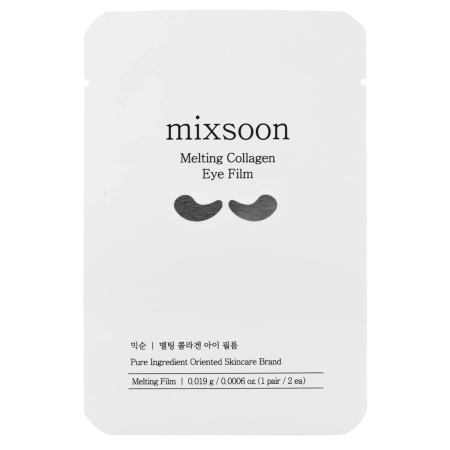 Mixsoon - Melting Collagen Eye Film - Rozpustné kolagénové náplasti pod oči - 5 párov / 10ks