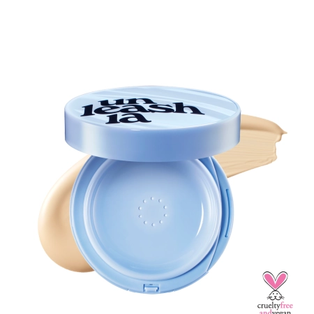 Unleashia - Babe Skin Baby Blue Cushion  SPF 40 PA++ - 21N Fluffy - Make-up v hubke - 15 g