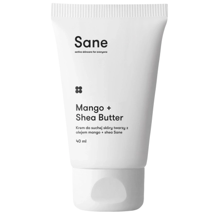 Sane - Mango + Shea Butter - Krém pre suchú pleť s mangovým a bambuckým maslom - 40ml