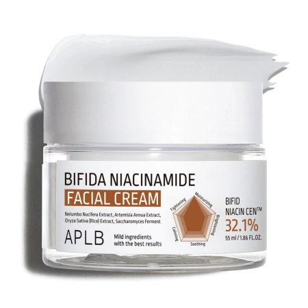 APLB - Bifida Niacinamide Facial Cream - Krém pre zmenšenie pórov s niacínamidom - 55 ml