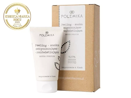 Polemika - Matcha Purifier - Rozjasňujúca čistiaca peelingová maska  - 75ml 