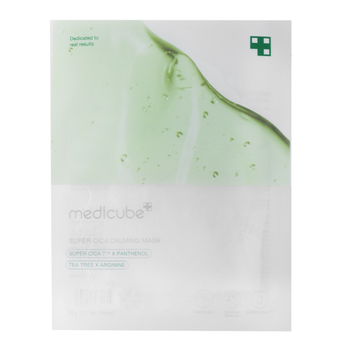 Medicube - Super Cica Calming Mask - Upokojujúca plátienková maska - 1ks / 22g