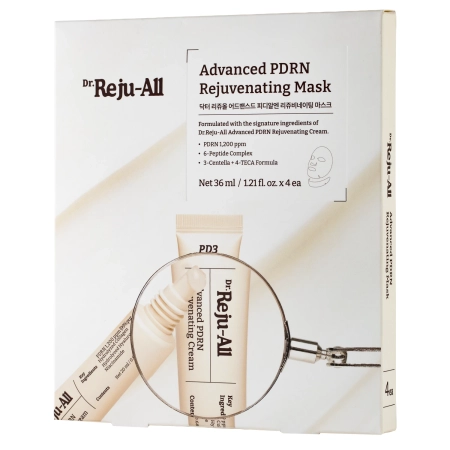 Dr. Reju-All - Advanced PDRN Rejuvenating Mask - Regeneračno-spevňujúca plátienková maska - 4ks/36ml