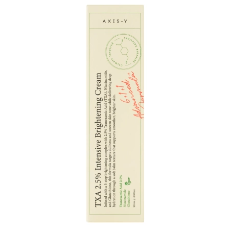 Axis-y - TXA 2.5% Intensive Brightening Cream - Intenzívny rozjasňujúci krém na tvár - 50ml
