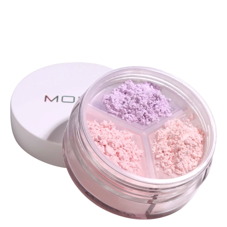 Moira - Set & Correct Loose Setting Powder - Korekčný púder na tvár - 005 Rose Pink - 4,6g