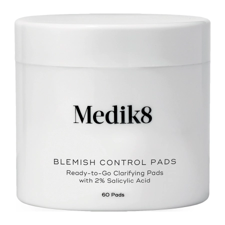 Medik8 - Blemish Control Pads - Ready-to-Go Clarifying Pads - Exfoliačné tampóny bez alkoholu pre problematickú pleť - 60ks