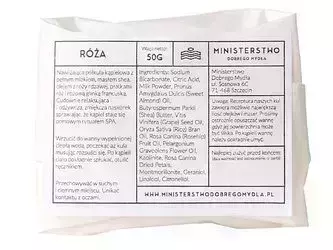 Ministerstwo Dobrego Mydła - Ružová guľa do kúpeľa s francúzskym ílom - 60g