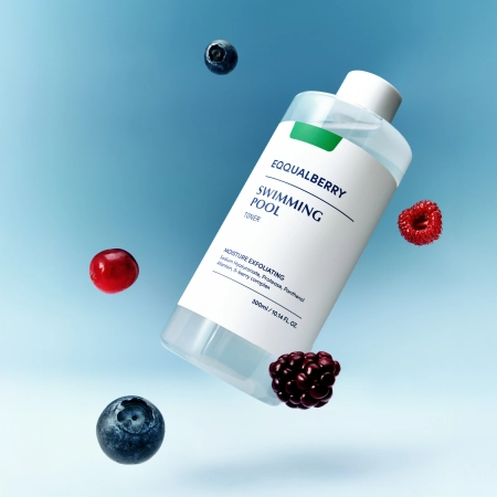 EQQUALBERRY - Swimming Pool Daily Facial Toner - Hydratačno-exfoliačné tonikum na tvár - 300ml
