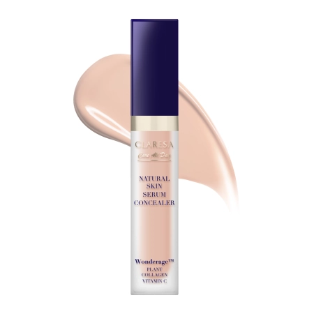 Claresa - Natural Skin Serum Concealer - Korektor-sérum s prirodzeným efektom - 1P Peach - 7ml
