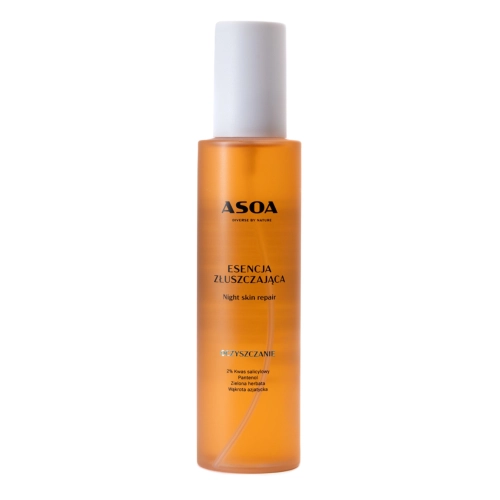 Asoa - Night Skin Repair - Exfoliačná pleťová esencia - 150 ml