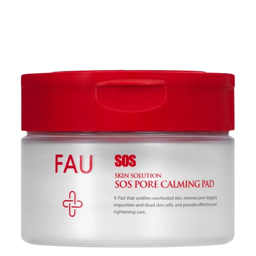 FAU - Skin Solution SOS Pore Calming Pad - Upokojujúce tampóny na tvár - 70ks/175ml