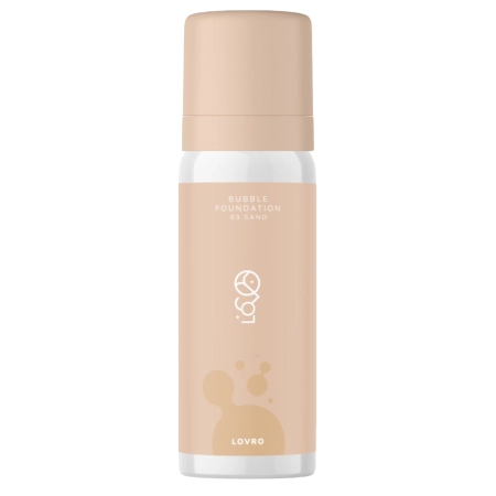 LOVRO - Bubble Foundation - Make-up s ľahkým rozjasňujúcim zložením - 03 Sand - 50ml