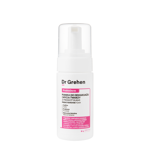 Dr Grehen - PrebioDerm - Prebio Remover Foam - Pena pre odličovanie a čistenie pleti s prebiotikami - 100ml