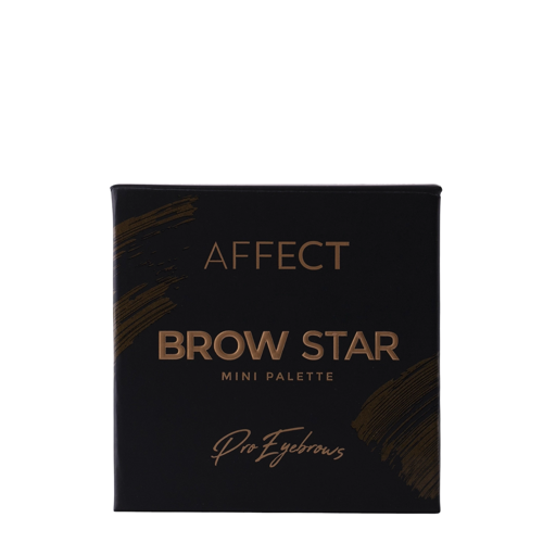 Affect - Brow Star - Paletka mini tieňov na obočie - 8 g