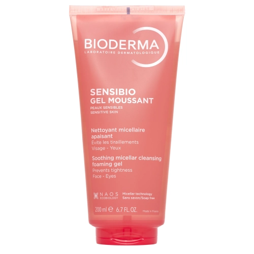 Bioderma - Sensibio Gel Moussant - Upokojujúci micelárny gél s hydratačným účinkom - 200 ml
