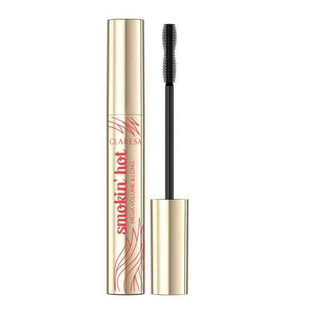 Claresa - Smokin' Hot - Čierna - Predlžujúca a zahusťujúca riasenka - 10g
